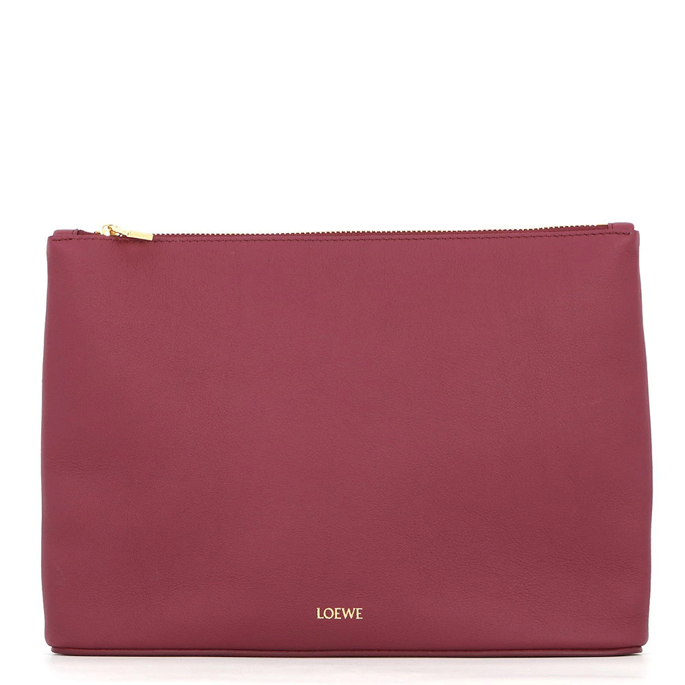 Loewe Clutch Bag Oblong Pouch Clutch Leather